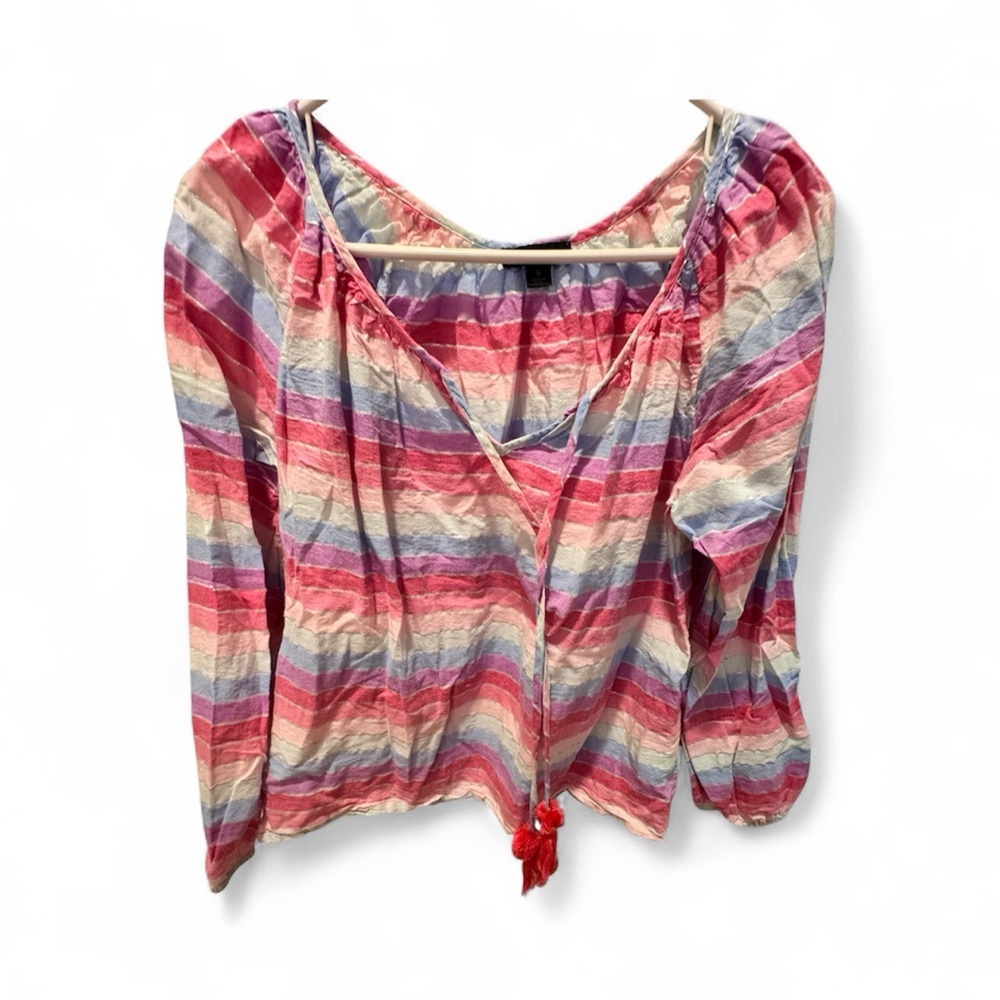 J. Crew Striped Blouse